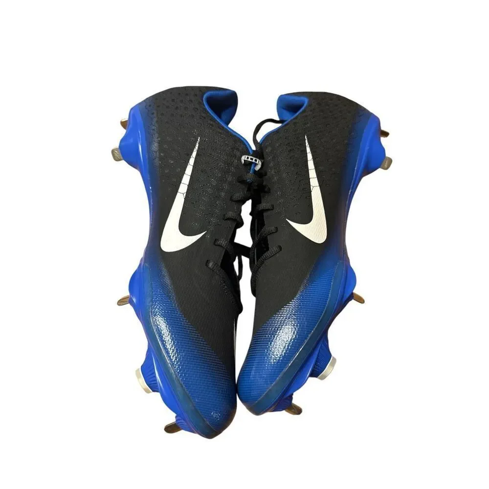 Nike Lunar Vapor Ultrafly Elite 2 Baseball Cleats AO7946-005 Black/Blue Size 14